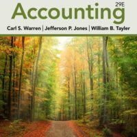 Full Download Manual Solution Accounting 29 by Carl S. Warren, Jefferson P. Jones, William Tayler