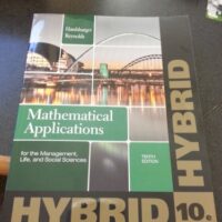 Manual Solution for Mathematical Applications for the Management, Life, and Social Sciences 10 by Ronald J. Harshbarger, James J. Reynolds