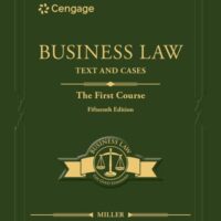 Full Download Manual Solution Business Law: Text & Cases - The First Course, 15th Edition 15 by Roger LeRoy Miller