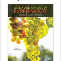 Manual Solution Design and Analysis of Experiments 9 by Douglas C. Montgomery