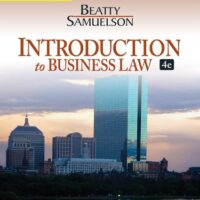Full Download Manual Solution Introduction to Business Law, 4th Edition 4 by Jeffrey F. Beatty, Susan S. Samuelson