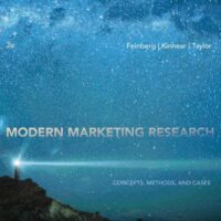 Manual Solution for Modern Marketing Research: Concepts, Methods, and Cases (with Qualtrics Printed Access Card) 2 by Fred M. Feinberg, Thomas Kinnear, James R. Taylor