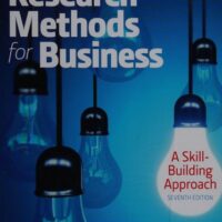 Full Download Manual Solution for Research Methods For Business: A Skill Building Approach 7 by Uma Sekaran, Roger Bougie