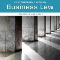 Full Download Manual Solution Contemporary Canadian Business Law 12 by John A Willes, John H Willes