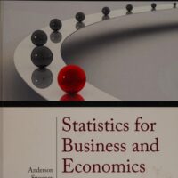 Manual Solution Statistics for Business and Economics 12 by David R. Anderson, Dennis J. Sweeney, Thomas A. Williams, Jeffrey D. Camm, James J. Cochran