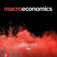 Manual Solution Macroeconomics (Mcgraw-hill Series in Economics) 10 by David Colander