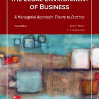 Full Download Manual Solution for Legal Environment of Business, A Managerial Approach: Theory to Practice 3 by Sean Melvin, Enrique Guerra-Pujol