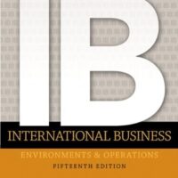 Full Download Test Bank INTERNATIONAL BUSINESS 15 by DANIELS & RADEBAUGH
