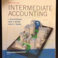 Manual Solution Intermediate Accounting 9 by David Spiceland, Mark Nelson, Wayne Thomas