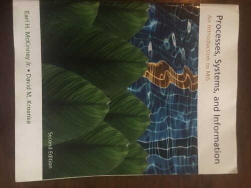 Manual Solutions for Processes, Systems, and Information: An Introduction to MIS 2 by Earl McKinney, David Kroenke