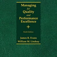 Manual Solution Managing for Quality and Performance Excellence 9 by James R. Evans, William M. Lindsay
