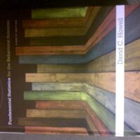 Manual Solution for Fundamental Statistics for the Behavioral Sciences 8 by David C. Howell