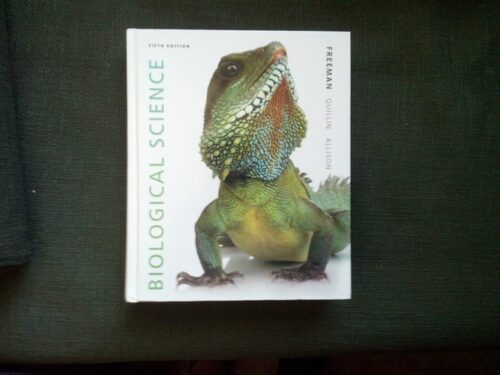 Manual Solution for Biological Science (5th Edition) 5 by Scott Freeman, Kim Quillin, Lizabeth Allison