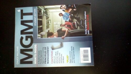 Full Download Manual Solution MGMT6 (New, Engaging Titles from 4LTR Press) 6 by Chuck Williams