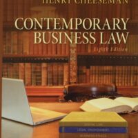 Full Download Manual Solution for Contemporary Business Law 8 by Henry Cheeseman