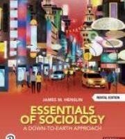 Full Download Test Bank Essentials of Sociology: A Down to Earth Approach (14th Edition) RENTAL EDITION 4 by James M. Henslin