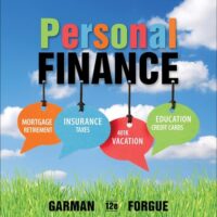 Manual Solution Personal Finance 12 by E. Thomas Garman, Raymond Forgue