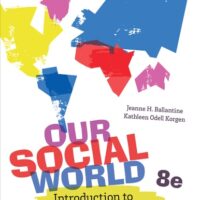 Full Download Manual Solution Our Social World: Introduction to Sociology Eighth by Jeanne H. Ballantine, Kathleen Odell Korgen