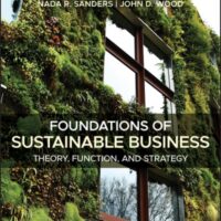 Full Download Manual Solution Foundations of Sustainable Business: Theory, Function, and Strategy 2 by Nada R. Sanders, John D. Wood