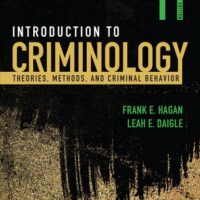 Manual Solution Introduction to Criminology: Theories, Methods, and Criminal Behavior 11th by Frank E. Hagan, Leah E. Daigle