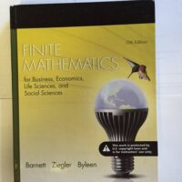 Manual Solution for Finite Mathematics for Business, Economics, Life Sciences, and Social Sciences 13 by Raymond Barnett, Michael Ziegler, Karl Byleen