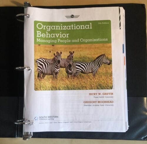Full Download Test Bank Organizational Behavior: Managing People and Organizations 11 by Ricky W. Griffin, Gregory Moorhead