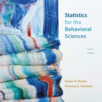 Manual Solution for Statistics for the Behavioral Sciences Fourth by Susan A. Nolan, Thomas Heinzen