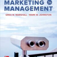 Full Download Manual Solution ISE Marketing Management 3 by Marshall,Greg, Johnston,Mark