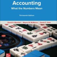 Full Download Test Bank Accounting: What the Numbers Mean 13 by David Marshall, Wayne W. McManus, Daniel Viele