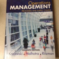Full Download Manual Solution for Operations Management: Processes and Supply Chains 11 by Lee Krajewski, Manoj Malhotra, Larry Ritzman