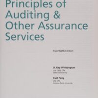 Full Download Test Bank Principles of Auditing & Other Assurance Services (Irwin Accounting) 20 by Ray Whittington, Kurt Pany