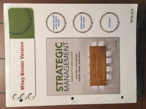 Full Download Test Bank Strategic Management, Binder Ready Version: Concepts and Cases 1 by Jeffrey H. Dyer, Paul Godfrey, Robert Jensen, David Bryce