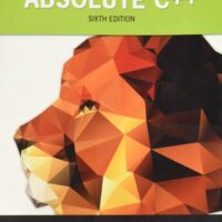 Full Download Manual Solution for Absolute C++ 6 by Walter Savitch, Kenrick Mock