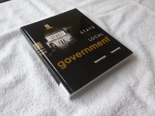 Full Download Manual Solution for State and Local Government 9 by Ann O'M. Bowman, Richard C. Kearney