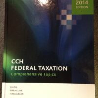 Full Download Manual Solution for Federal Taxation: Comprehensive Topics (2014) by Harmelink, and Hasselback, et al. Smith