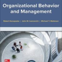 Full Download Manual Solution Organizational Behavior and Management 12 by Robert Konopaske, John Ivancevich, Michael Matteson