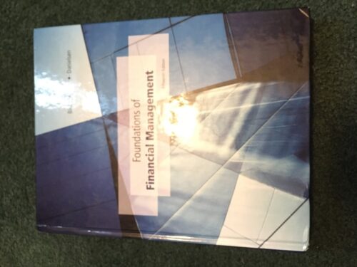 Manual Solutions for Foundations of Financial Management, 15th Edition 15th by Stanley B. Block, Geoffrey A. Hirt, Bartley R. Danielsen