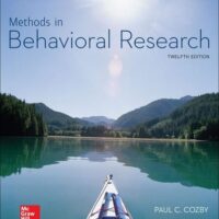 Full Download Test Bank Methods in Behavioral Research (B&B Psychology) Standalone Book 12 by Paul Cozby, Scott Bates
