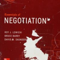 Full Download Manual Solution for Essentials of Negotiation 6 by Roy Lewicki, Bruce Barry, David Saunders