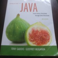 Manual Solution for Starting Out with Java: From Control Structures through Data Structures (3rd Edition) 3 by Tony Gaddis, Godfrey Muganda