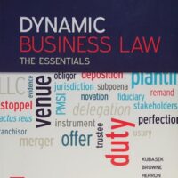 Full Download Test Bank Dynamic Business Law: The Essentials, 3dr Edition 3 by Nancy Kubasek, M. Neil Browne, Daniel Herron, Lucien Dhooge, Linda Barkacs