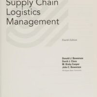 Manual Solution Supply Chain Logistics Management 4 by Donald Bowersox, David Closs, M. Bixby Cooper