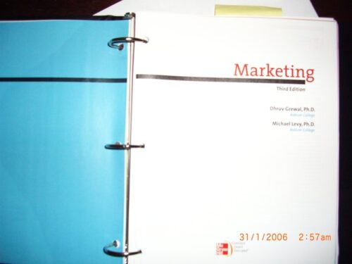 Manual Solutions for Marketing 3 by Dhruv Grewal, Michael Levy
