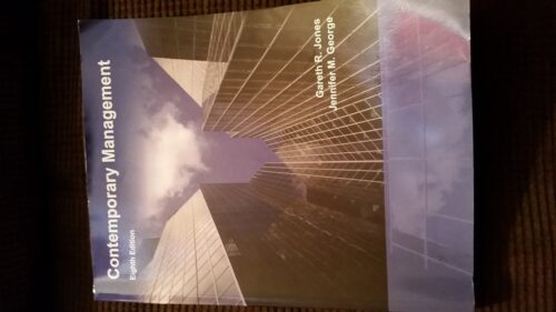 Manual Solutions for Contemporary Management 8 by Gareth Jones, Jennifer George