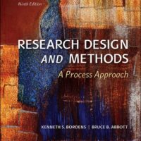 Manual Solution for Research Design and Methods: A Process Approach 9 by Kenneth Bordens, Bruce Barrington Abbott