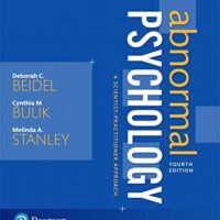 Full Download Manual Solution for Abnormal Psychology: A Scientist-Practitioner Approach (4th Edition) 4 by Deborah C. Beidel, Cynthia M. Bulik, Melinda A. Stanley