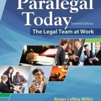 Manual Solutions for Paralegal Today: The Legal Team at Work 7 by Roger LeRoy Miller, Mary Meinzinger