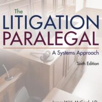 Full Download Test Bank The Litigation Paralegal: A Systems Approach 6 by James W. H. McCord, Pamela Tepper