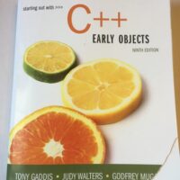 Manual Solutions for Starting Out with C++: Early Objects (9th Edition) 9 by Tony Gaddis, Judy Walters, Godfrey Muganda