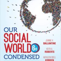 Full Download Manual Solution for Our Social World: Condensed: An Introduction to Sociology 6 by Jeanne H. Ballantine, Keith A. Roberts, Kathleen Odell Korgen